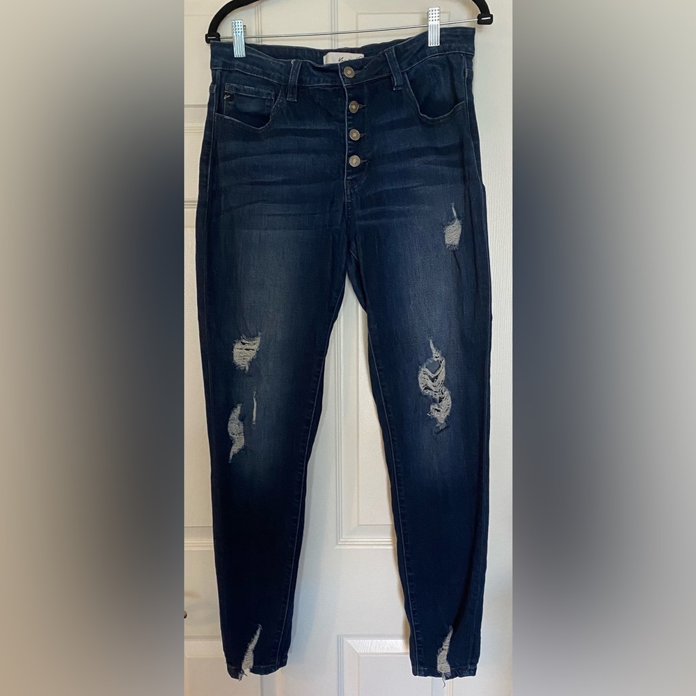 KanCan Distressed Skinny Jeans Size 13 Waist 30